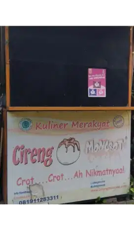 Dijual gerobak jualan kontainer harga bisa nego