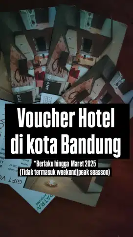 Dijual voucher hotel di kota Bandung