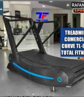 Treadmill. Manual big curve