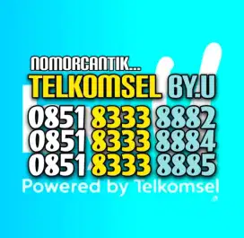 (Bisa COD) Nomor CANTIK Kartu TELKOMSEL By.U By.U HOKI SUPER MURMER