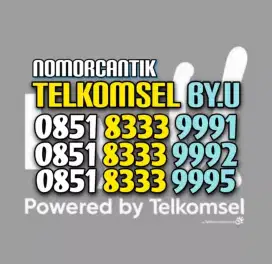 (Bisa COD) Nomor CANTIK Kartu TELKOMSEL By.U 333 999 #2