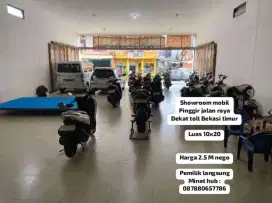 Dijual Cepat!! SHOWROOM AKTIF luas dan siap pakai tidak banjir