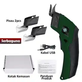 Gunting kain listrik baterai cordless