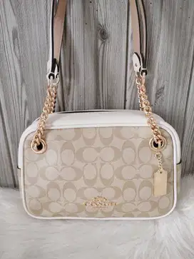 Tas Coach Cammie Chain Light khaki chalk