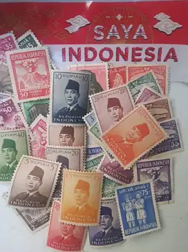 Perangko kuno Presiden Soekarno