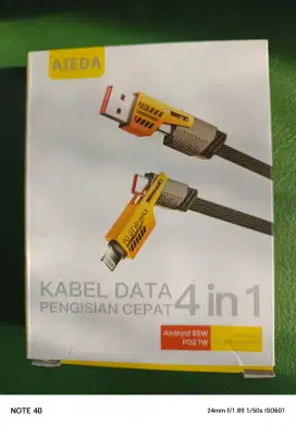 Kabel pengisian cepat 4 in 1