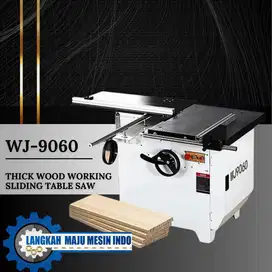 WJ-9060 Thick Wood Working Sliding Saw Table - Mesin Table Saw - Table
