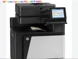 HP Color LaserJet Flow MFP M880 A3 Colour. Printer Laser Berwarna