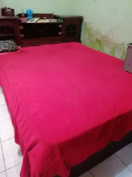 1set tempat tidur jati