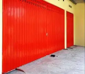 Pintu gerbang lipat folding gate untuk ruko warung kios garasi dll