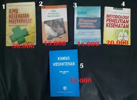 Buku Ilmu Kesehatan Masyarakat Metodologi Penelitian Kesehatan & Kamus