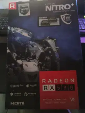 VGA Card AMD RX590 Sapphire Nitro 8 GB DDR5 256 GB