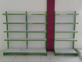 RAK MINIMARKET SINGLE TINGGI 180 cm PLAT BESI TEBAL