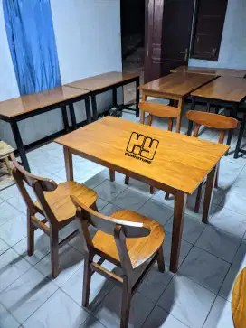 Meja kursi set ropan, meja kursi set resto