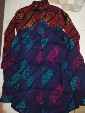 Batik premium Slimfit size M, (BB 40-55kg max masih masuk) ada 2 NETT