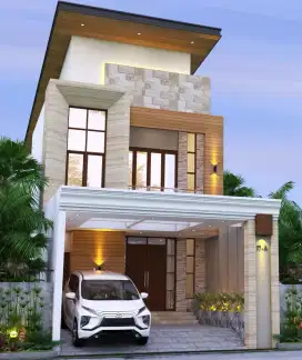 Jual rumah baru Gress 2 lantai di Jemur Sari