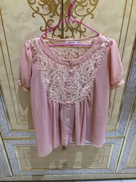 Blouse korean peach