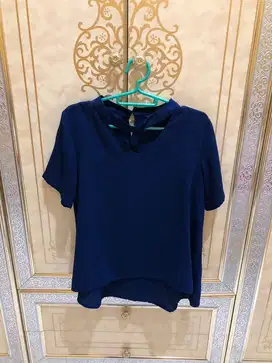 Blouse Navy Styvest L