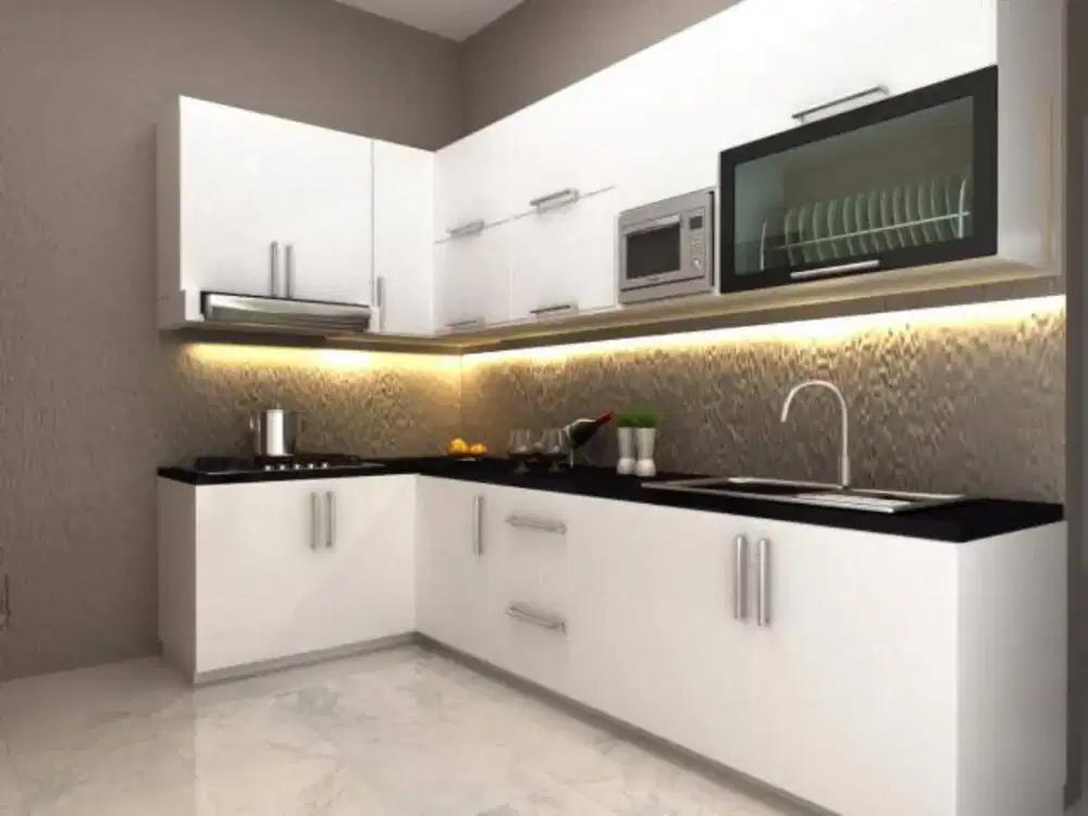 interior rumah kicenset lemari pakaian kabinet tv murah dll.