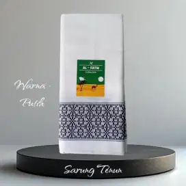 Sarung tenun hitam dan putih bisa COD