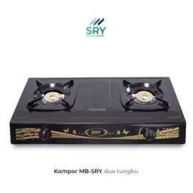 Kompor Gas 2 tungku merk SRY
