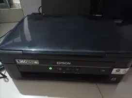 Epson L360(print,scan,copy).Tinggal pakai.Hasil print  terlampir.