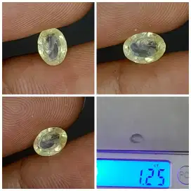 Yellow Safir ceylon / Yakut kuning