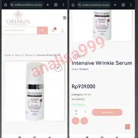 Oriderma Oriskin Intensive Wrinkle Serum Anti Aging 20 ml