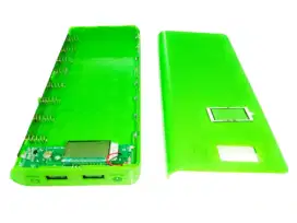 case power bank LCD 2 output 8 slot 18650