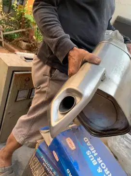 Knalpot ori copotan Er6n er6f Kawasaki Standar Like New