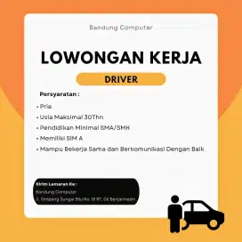 Lowongan Kerja Supir