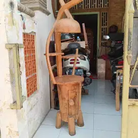 Rak hias jati T.158cm