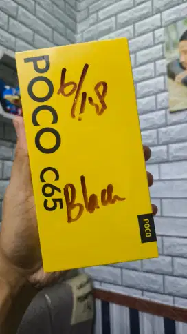 Poco c65 ram 6 / 128 black BNIB new segel free skin+ casing
