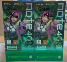 Infinix Note 40 Pro Plus + - Pro+ 5G 12/256 Green BNIB Garansi Resmi