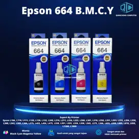 Tinta Epson 664 For L110 L120 L210 L220 L300 Varian Warna Termurah - H