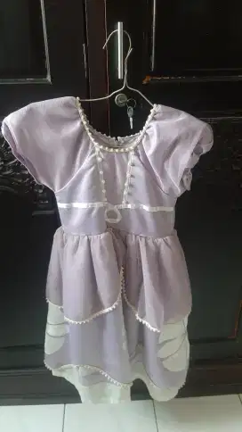 Dress karakter anak Princess Sofia, umur 4-6thn