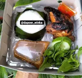 Nasi kotak/boxs ayam bakar madu halal