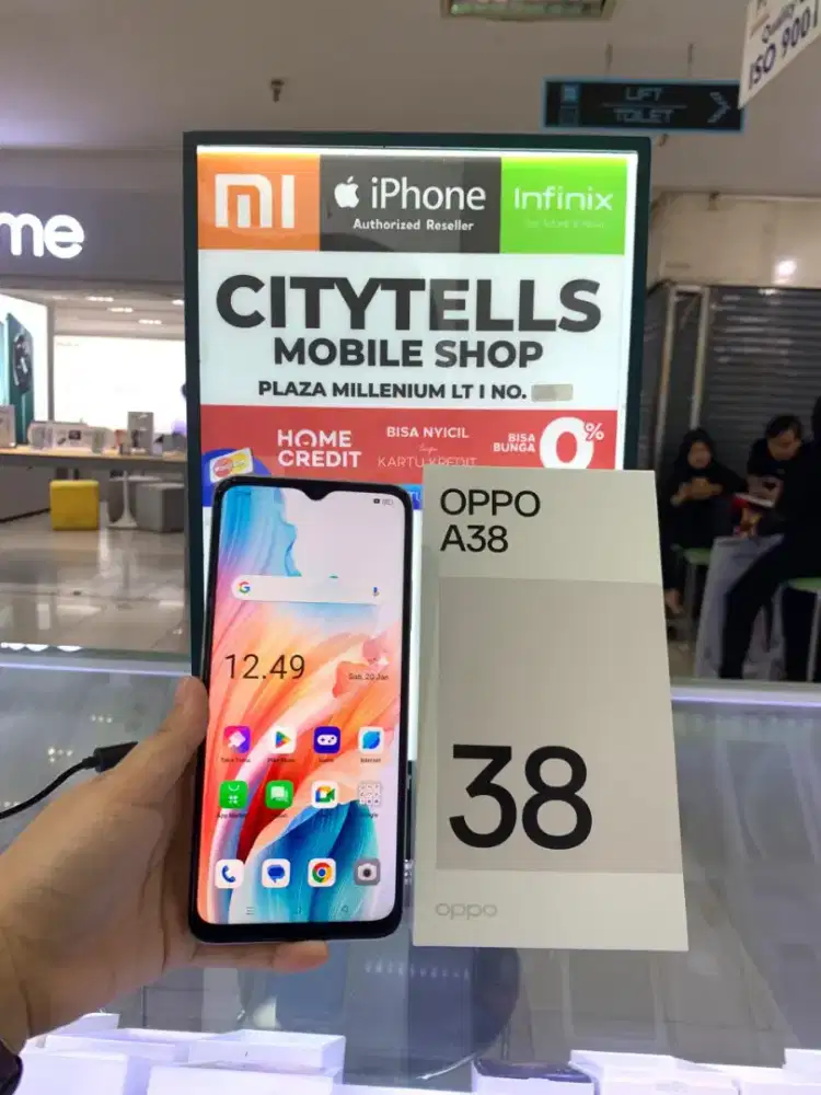 Oppo A38 Ram 8/128 Second Ex Garnas