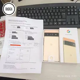 Pixel 6 PRO 256GB imei terdaftar beacukai fullset ada faktur pajak