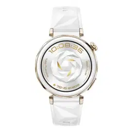 Watch Gt5 pro 42mm fluroeastomer white bonus freebuds 5i