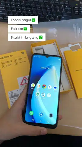 SECOND RASA BARU HP REALME C31 MULUS