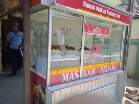Dijual etalase nasi Padang, bisa juga utk usaha lain