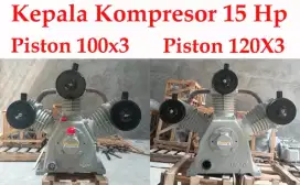 kepala kompresor 15 hp bare compressor air 15hp headpump - 100x3 120×3