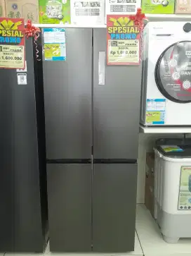 Kulkas Sbs TCL 394L Inverter|Segampangitu Dapet Promo Cicilan