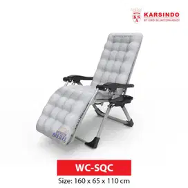 Kursi Malas Lipat Santai Karsindo Zero Gravity Chair WC SQC Full Set