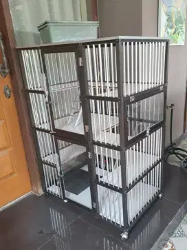 Kandang kucing alumunium