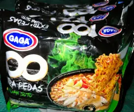 Mie kuah soto extra pedas ukuran 88gram