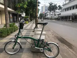 Brompton M3L racing green