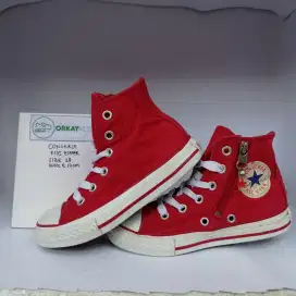 Sepatu Sekolah Anak Branded Converse Kids Zipper Second Original