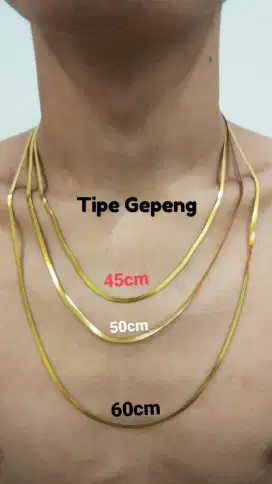 Kalung titanium pria dan wanita